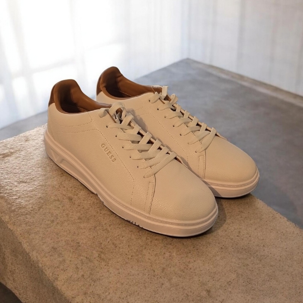 GUESS Men's White Sneakers